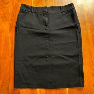 Women’s Black Stretch Cotton mini skirt